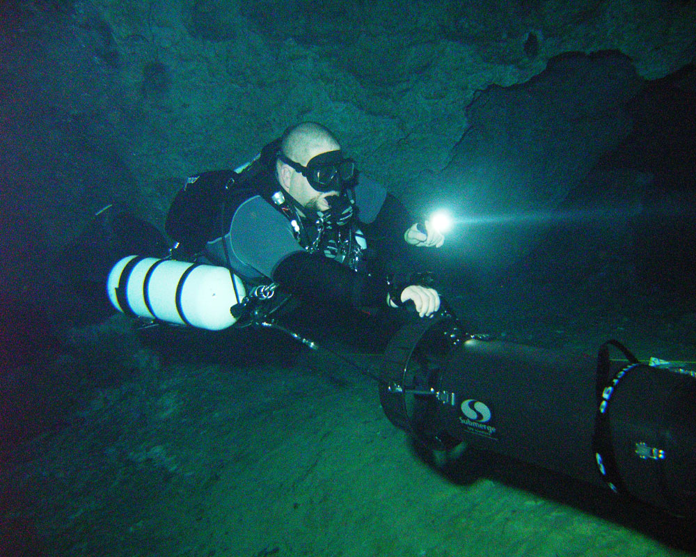 Bobby on Scooter and Sidemount