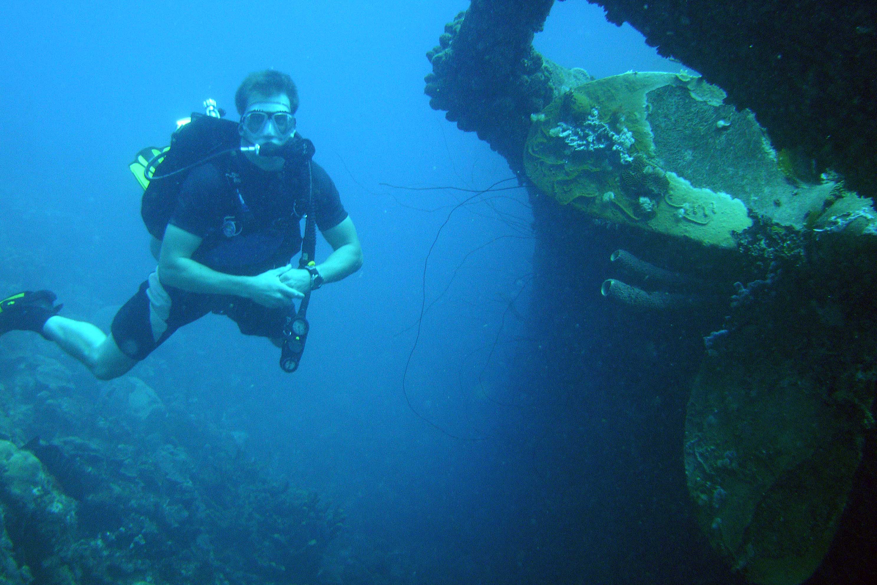 Diver on Screw